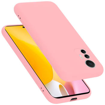 Cadorabo Hoesje geschikt voor Xiaomi 12 LITE Case in LIQUID ROZE - Beschermhoes TPU silicone Cover