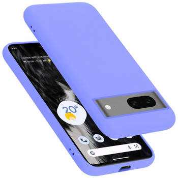 Cadorabo Hoesje geschikt voor Google PIXEL 7 Case in LIQUID LICHT PAARS - Beschermhoes TPU silicone Cover