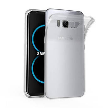 Cadorabo Hoesje geschikt voor Samsung Galaxy S8 PLUS in VOLLEDIG TRANSPARANT - Beschermhoes Cover gemaakt van TPU