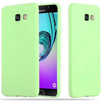 Cadorabo Hoesje geschikt voor Samsung Galaxy A5 2016 in CANDY PASTEL GROEN - Beschermhoes TPU silicone Case Cover