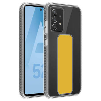 Cadorabo Hoesje geschikt voor Samsung Galaxy A52 (4G / 5G) / A52s Cover in GEEL - Beschermhoes TPU silicone Case met