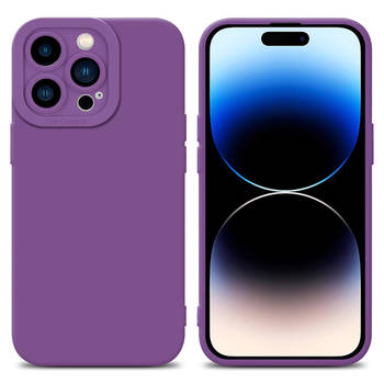 Cadorabo Hoesje geschikt voor Apple iPhone 14 PRO MAX in FLUID MAT PAARS - Beschermhoes TPU silicone Cover Case