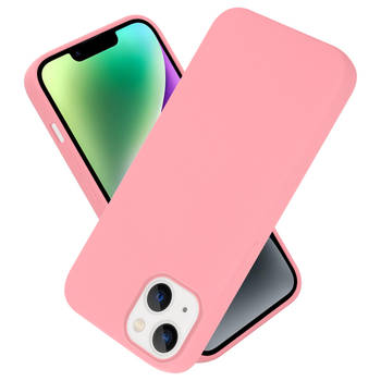 Cadorabo Hoesje geschikt voor Apple iPhone 14 Case in LIQUID ROZE - Beschermhoes TPU silicone Cover