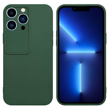 Cadorabo Hoesje geschikt voor Apple iPhone 13 PRO in Bonbon Groen - Beschermhoes TPU-silicone Case Cover