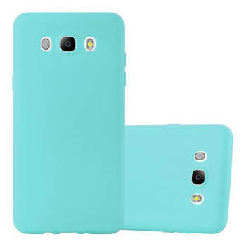 Cadorabo Hoesje geschikt voor Samsung Galaxy J5 2016 in CANDY BLAUW - Beschermhoes TPU silicone Case Cover