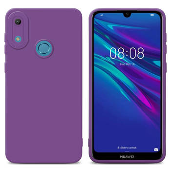 Cadorabo Hoesje geschikt voor Huawei Y6 2019 in FLUID MAT PAARS - Beschermhoes TPU silicone Cover Case