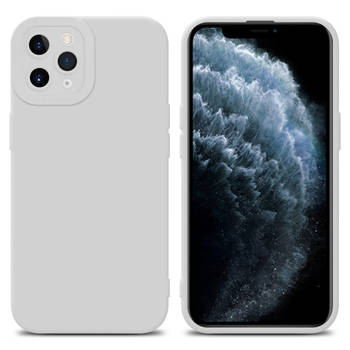 Cadorabo Hoesje geschikt voor Apple iPhone 11 PRO MAX in FLUID WIT - Beschermhoes TPU silicone Cover Case