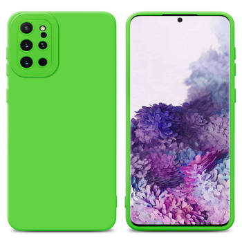 Cadorabo Hoesje geschikt voor Samsung Galaxy S20 PLUS in FLUID GROEN - Beschermhoes TPU silicone Cover Case