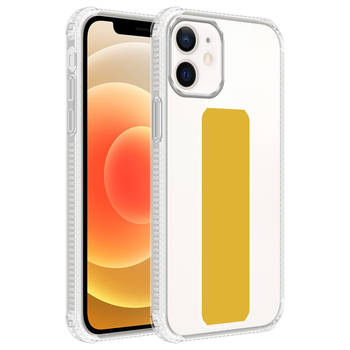 Cadorabo Hoesje geschikt voor Apple iPhone 11 Cover in GEEL - Beschermhoes TPU silicone Case met houder