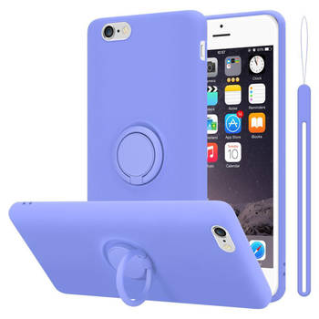 Cadorabo Hoesje geschikt voor Apple iPhone 6 PLUS / 6S PLUS in LIQUID LICHT PAARS - Beschermhoes van TPU silicone Case