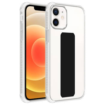 Cadorabo Hoesje geschikt voor Apple iPhone 11 Cover in ZWART - Beschermhoes TPU silicone Case met houder