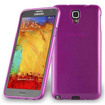 Cadorabo Hoesje geschikt voor Samsung Galaxy NOTE 3 NEO in ROZE - Beschermhoes TPU silicone Case Cover Brushed