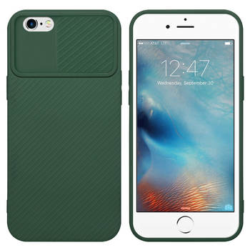Cadorabo Hoesje geschikt voor Apple iPhone 6 / 6S in Bonbon Groen - Beschermhoes TPU-silicone Case Cover