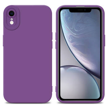 Cadorabo Hoesje geschikt voor Apple iPhone XR in FLUID MAT PAARS - Beschermhoes TPU silicone Cover Case