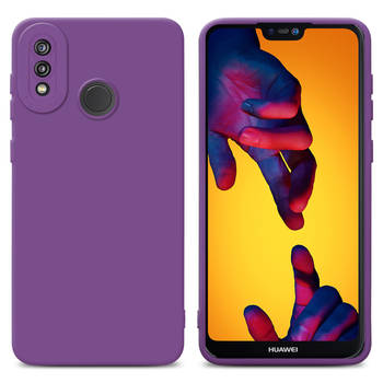 Cadorabo Hoesje geschikt voor Huawei P20 LITE 2018 / NOVA 3E in FLUID MAT PAARS - Beschermhoes TPU silicone Cover Case