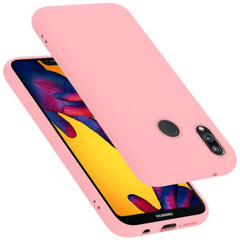 Cadorabo Hoesje geschikt voor Huawei P20 LITE 2018 / NOVA 3E Case in LIQUID ROZE - Beschermhoes TPU silicone Cover