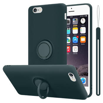 Cadorabo Hoesje geschikt voor Apple iPhone 6 PLUS / 6S PLUS in LIQUID GROEN - Beschermhoes van TPU silicone Case Cover
