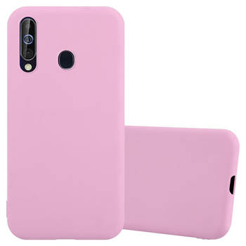 Cadorabo Hoesje geschikt voor Samsung Galaxy A60 / M40 in CANDY ROZE - Beschermhoes TPU silicone Case Cover