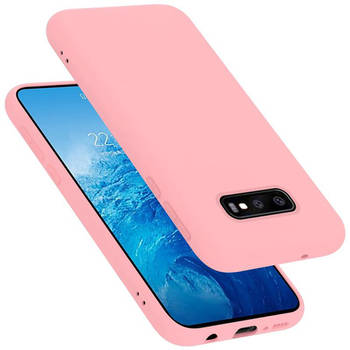 Cadorabo Hoesje geschikt voor Samsung Galaxy S10e Case in LIQUID ROZE - Beschermhoes TPU silicone Cover