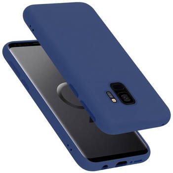 Cadorabo Hoesje geschikt voor Samsung Galaxy S9 Case in LIQUID BLAUW - Beschermhoes TPU silicone Cover