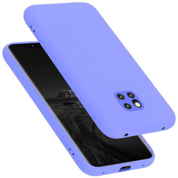 Cadorabo Hoesje geschikt voor Huawei MATE 20 PRO Case in LIQUID LICHT PAARS - Beschermhoes TPU silicone Cover