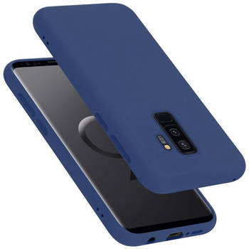 Cadorabo Hoesje geschikt voor Samsung Galaxy S9 PLUS Case in LIQUID BLAUW - Beschermhoes TPU silicone Cover