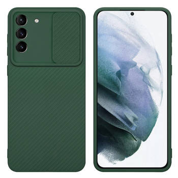 Cadorabo Hoesje geschikt voor Samsung Galaxy S21 PLUS in Bonbon Groen - Beschermhoes TPU-silicone Case Cover