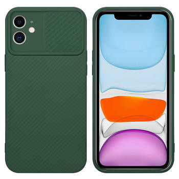 Cadorabo Hoesje geschikt voor Apple iPhone 11 in Bonbon Groen - Beschermhoes TPU-silicone Case Cover Camerabescherming