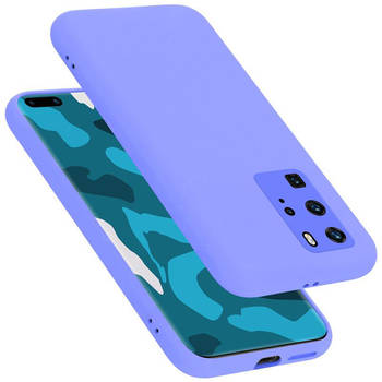 Cadorabo Hoesje geschikt voor Huawei P40 PRO / P40 PRO+ Case in LIQUID LICHT PAARS - Beschermhoes TPU silicone Cover