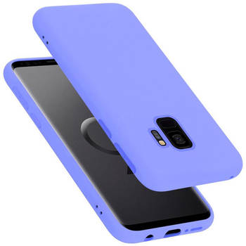 Cadorabo Hoesje geschikt voor Samsung Galaxy S9 Case in LIQUID LICHT PAARS - Beschermhoes TPU silicone Cover