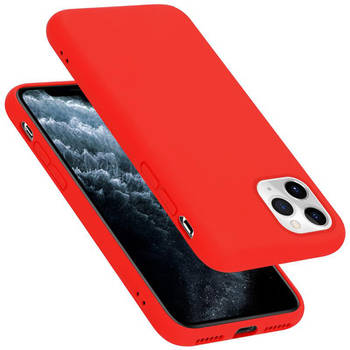 Cadorabo Hoesje geschikt voor Apple iPhone 11 PRO Case in LIQUID ROOD - Beschermhoes TPU silicone Cover
