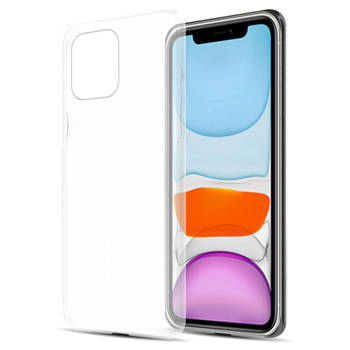 Cadorabo Hoesje geschikt voor Apple iPhone 12 MINI in VOLLEDIG TRANSPARANT - Beschermhoes Cover gemaakt van TPU Silicone