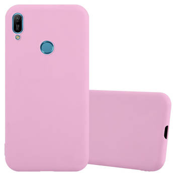 Cadorabo Hoesje geschikt voor Huawei Y6 2019 in CANDY ROZE - Beschermhoes TPU silicone Case Cover