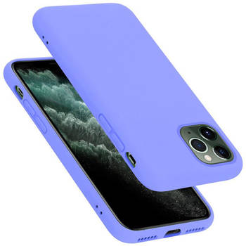 Cadorabo Hoesje geschikt voor Apple iPhone 11 PRO MAX Case in LIQUID LICHT PAARS - Beschermhoes TPU silicone Cover