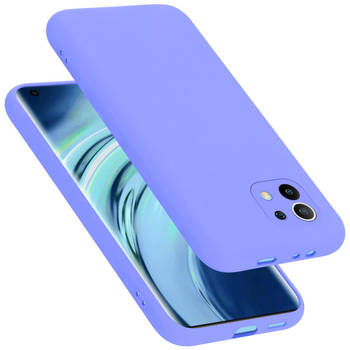 Cadorabo Hoesje geschikt voor Xiaomi Mi 11 5G Case in LIQUID LICHT PAARS - Beschermhoes TPU silicone Cover