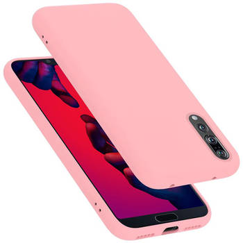 Cadorabo Hoesje geschikt voor Huawei P20 PRO / P20 PLUS Case in LIQUID ROZE - Beschermhoes TPU silicone Cover