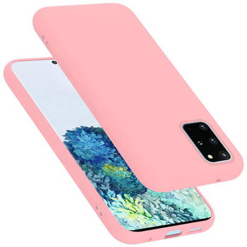 Cadorabo Hoesje geschikt voor Samsung Galaxy S20 PLUS Case in LIQUID ROZE - Beschermhoes TPU silicone Cover