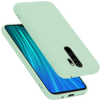 Cadorabo Hoesje geschikt voor Xiaomi RedMi NOTE 8 PRO Case in LIQUID LICHT GROEN - Beschermhoes TPU silicone Cover