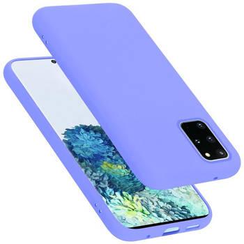 Cadorabo Hoesje geschikt voor Samsung Galaxy S20 PLUS Case in LIQUID LICHT PAARS - Beschermhoes TPU silicone Cover