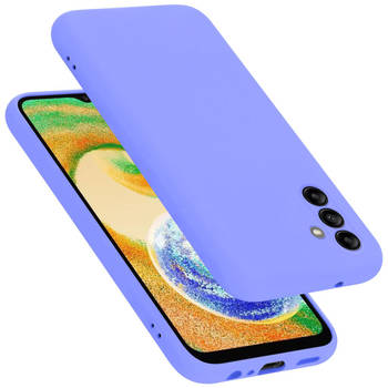 Cadorabo Hoesje geschikt voor Samsung Galaxy A04s Case in LIQUID LICHT PAARS - Beschermhoes TPU silicone Cover