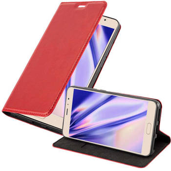 Cadorabo Hoesje geschikt voor Xiaomi RedMi PRO in APPEL ROOD - Beschermhoes Case magnetische sluiting Cover