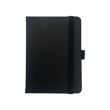 DULA Notitieboek A6 Zwart gelinieerd met harde kaft