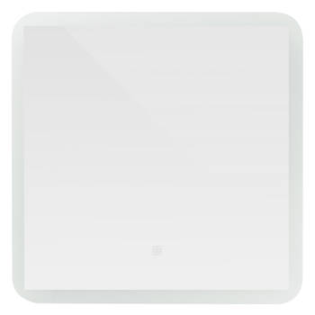 Badkamer LED spiegel met aanraakschakelaar 60x60 cm wit glas ML design