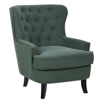 Beliani VIBORG II - Fauteuil-Groen-Polyester