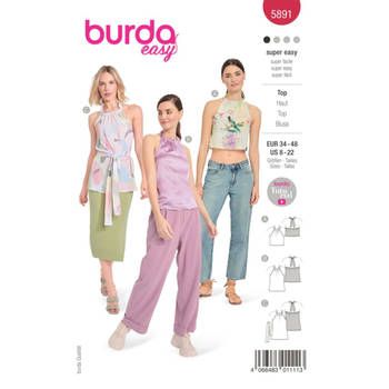 Burda 5891 Top maat 34-48