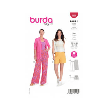 Burda 5898 Pantalon maat 34-44