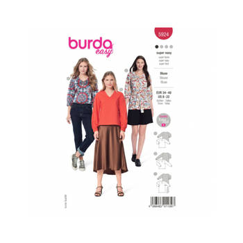 Burda 5924 Blouse maat 34-48