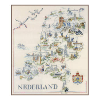 Lanarte Kaart van Nederland