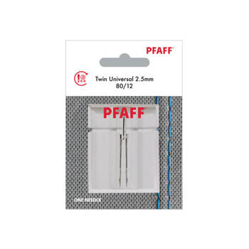 Pfaff Tweelingnaald Universal / 80 / 2.5mm (1 stuk) Naalden