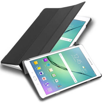 Cadorabo Tablet Hoesje geschikt voor Samsung Galaxy Tab S2 (9.7 inch) Case in SATIJN ZWART - Beschermhoes Cover Auto